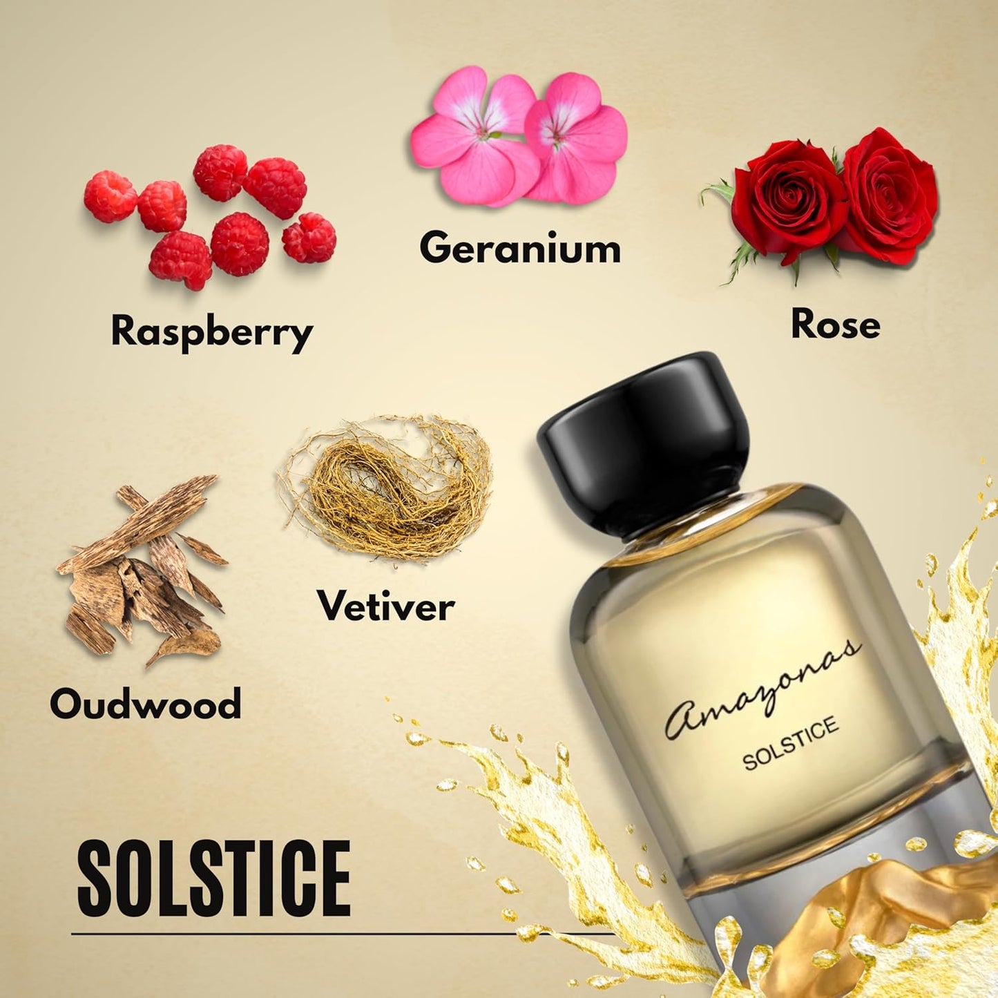 Amazonas Solstice Arabian Perfume For Women 100ml – Affordable Strong Attractive Eau De Perfume