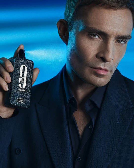 Afnan 9 PM Night Out Unisex Extrait de Parfum, 3.4 Fl. Oz